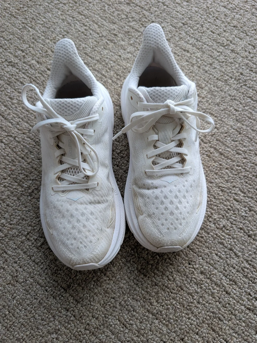 Hoka One One Women’s White Athletic Running Shoes